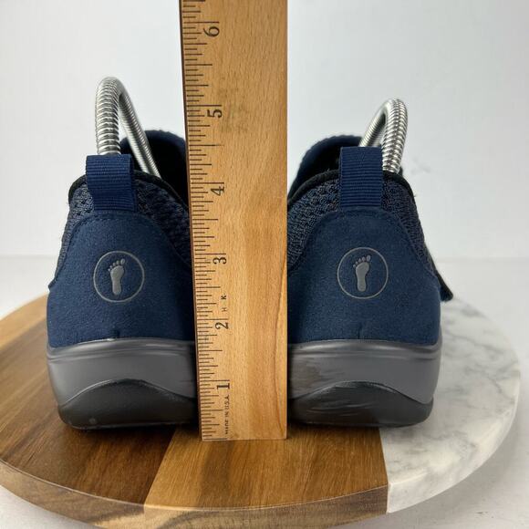 EUC OrthoFeet Blue Quincy Arch Support Orthopedic Slip On WOMEN'S 8 WIDE/39 - Picture 12 of 13